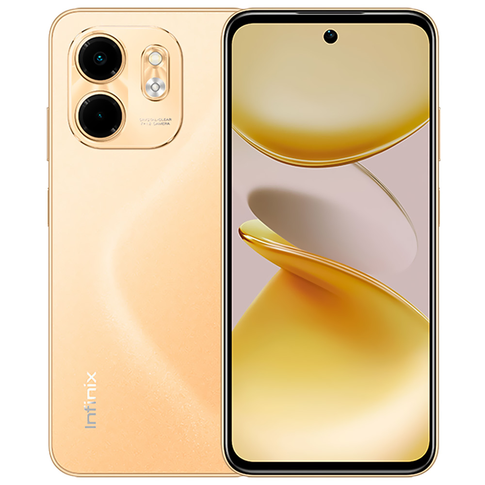 Celular Infinix Smart 9 X6532 4GB de RAM / 128GB / Tela 6.7" / Dual Sim LTE - Sandstone Dourado