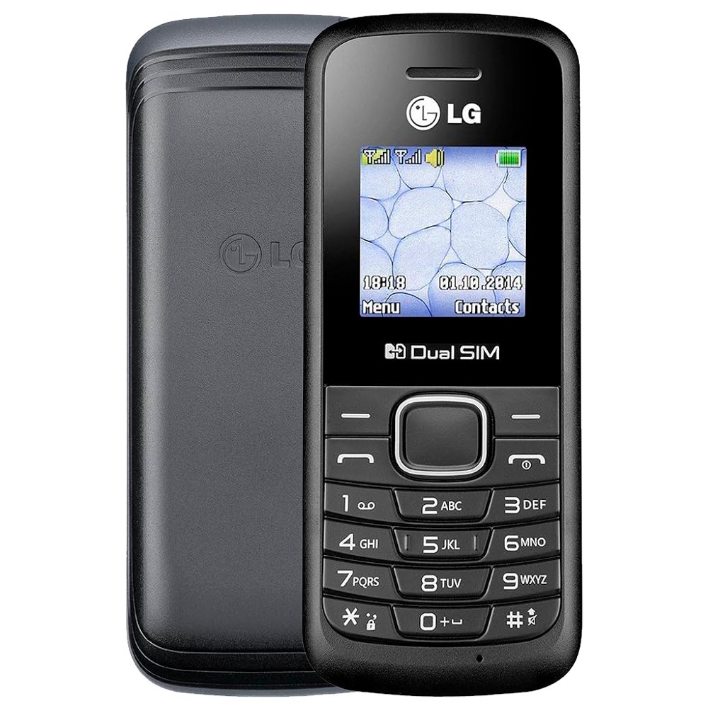 Celular LG B220 Tela 1.45" / Dual Sim 3G - Preto