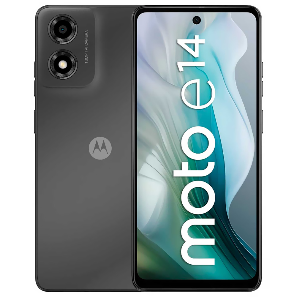 Celular Motorola E14 XT2421-12 2GB de RAM / 64GB / Tela 6.56" / Dual Sim LTE - Cinza