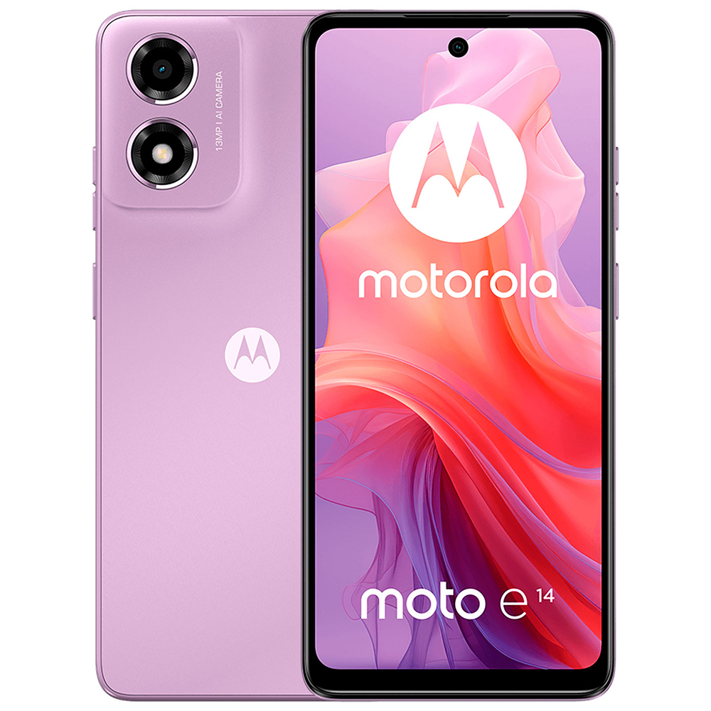 Celular Motorola E14 XT2421-12 2GB de RAM / 64GB / Tela 6.56" / Dual Sim LTE - Lavanda