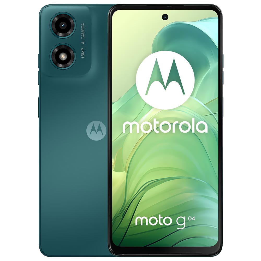 Celular Motorola G04 XT2421-3 8GB de RAM / 128GB / Tela 6.56" / Dual Sim LTE - Sea Verde