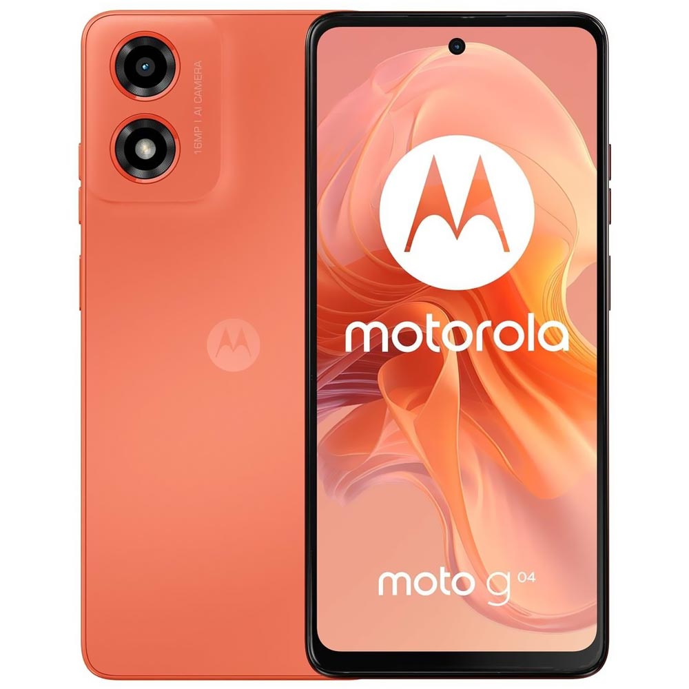 Celular Motorola G04 XT2421-3 8GB de RAM / 128GB / Tela 6.56" / Dual Sim LTE - Sunrise Laranja