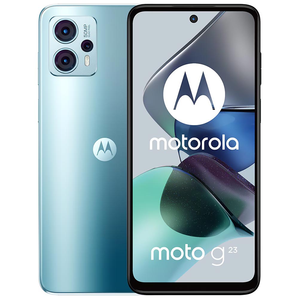 Celular Motorola G23 XT2333-1 4GB de RAM / 128GB / Tela 6.5" / Dual Sim LTE - Azul Catarata