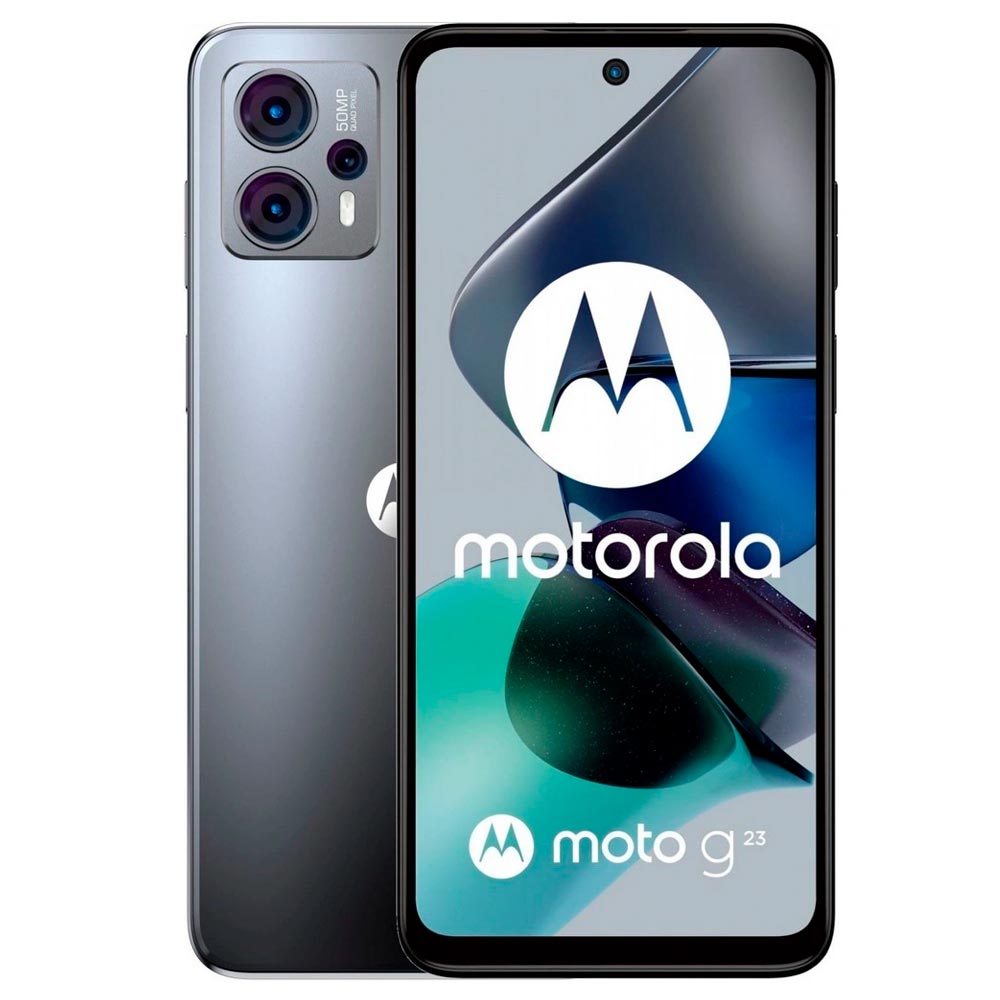 Celular Motorola G23 XT2333-5 8GB de RAM / 128GB / Tela 6.5" / Dual Sim LTE - Matte Charcoal