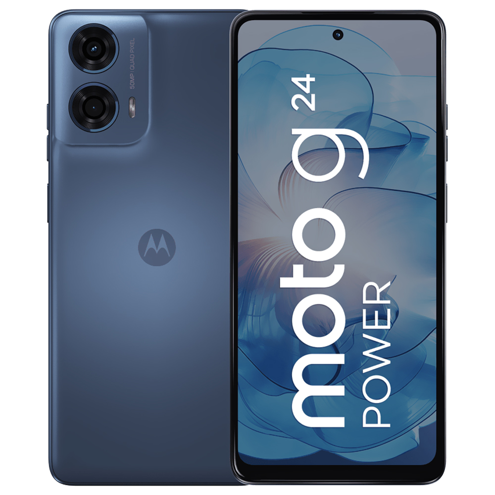 Celular Motorola G24 Power XT2425-1 8GB de RAM / 256GB / Tela 6.56" / Dual Sim LTE - Azul Meia Noite