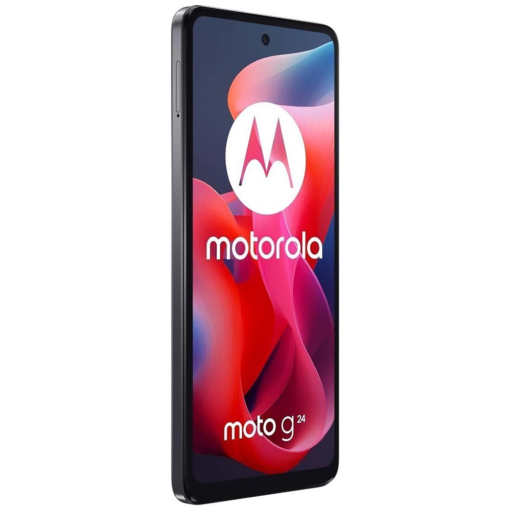 Celular Motorola G24 XT2423-3 4GB de RAM / 128GB / Tela 6.5" / Dual Sim LTE - Matte Charcoal