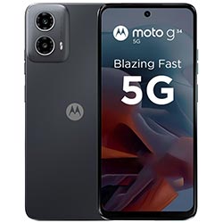 Celular Motorola G34 5G XT2363-3 8GB de RAM / 256GB / Tela 6.56" / Dual Sim 5G - Charcoal Preto