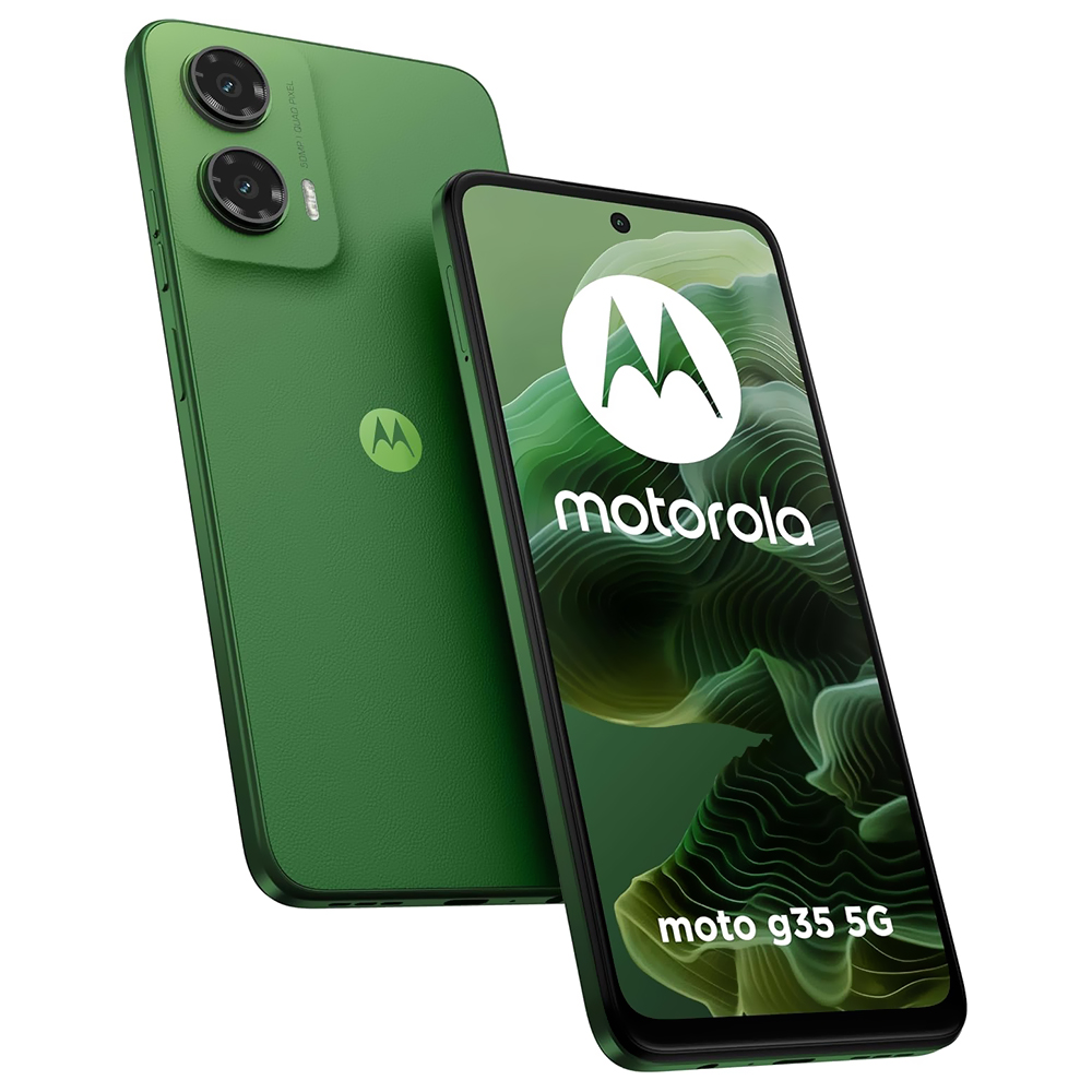 Celular Motorola G35 5G XT2433-5 8GB de RAM / 256GB / Tela 6.72" / Dual Sim - Leaf Verde