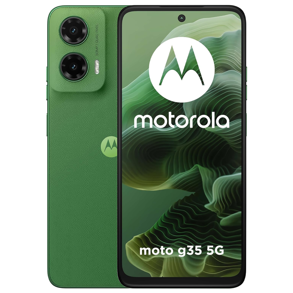 Celular Motorola G35 5G XT2433-5 8GB de RAM / 256GB / Tela 6.72" / Dual Sim - Leaf Verde