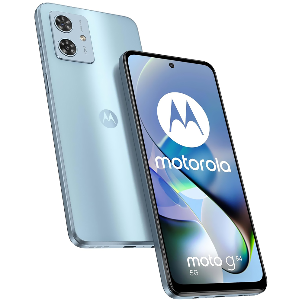 Celular Motorola G54 5G XT2343-2 8GB de RAM / 256GB / Tela 6.5" / Dual Sim - Gacier Azul