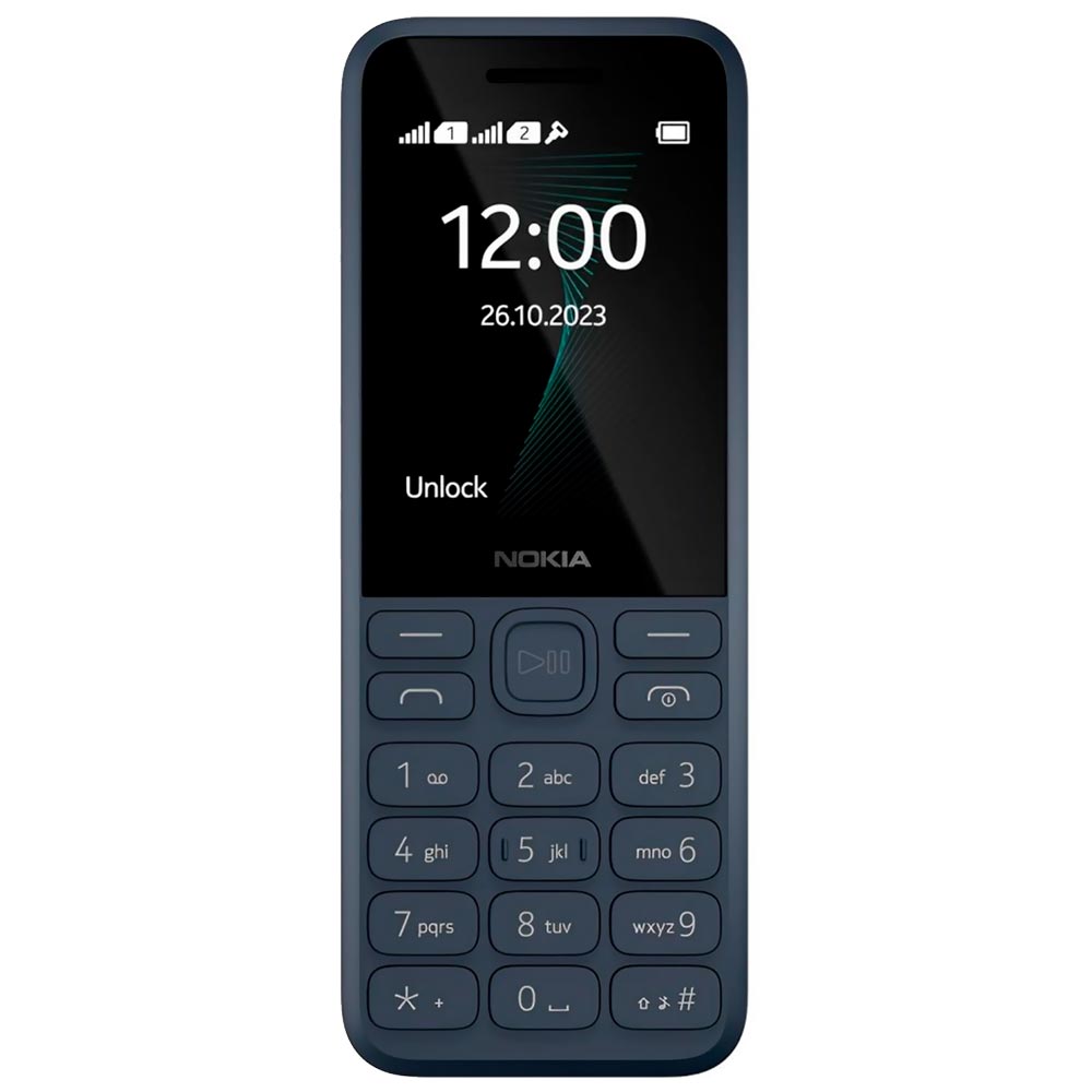 Celular Nokia 130 TA-1576 Tela 2.4" / Dual Sim - Preto