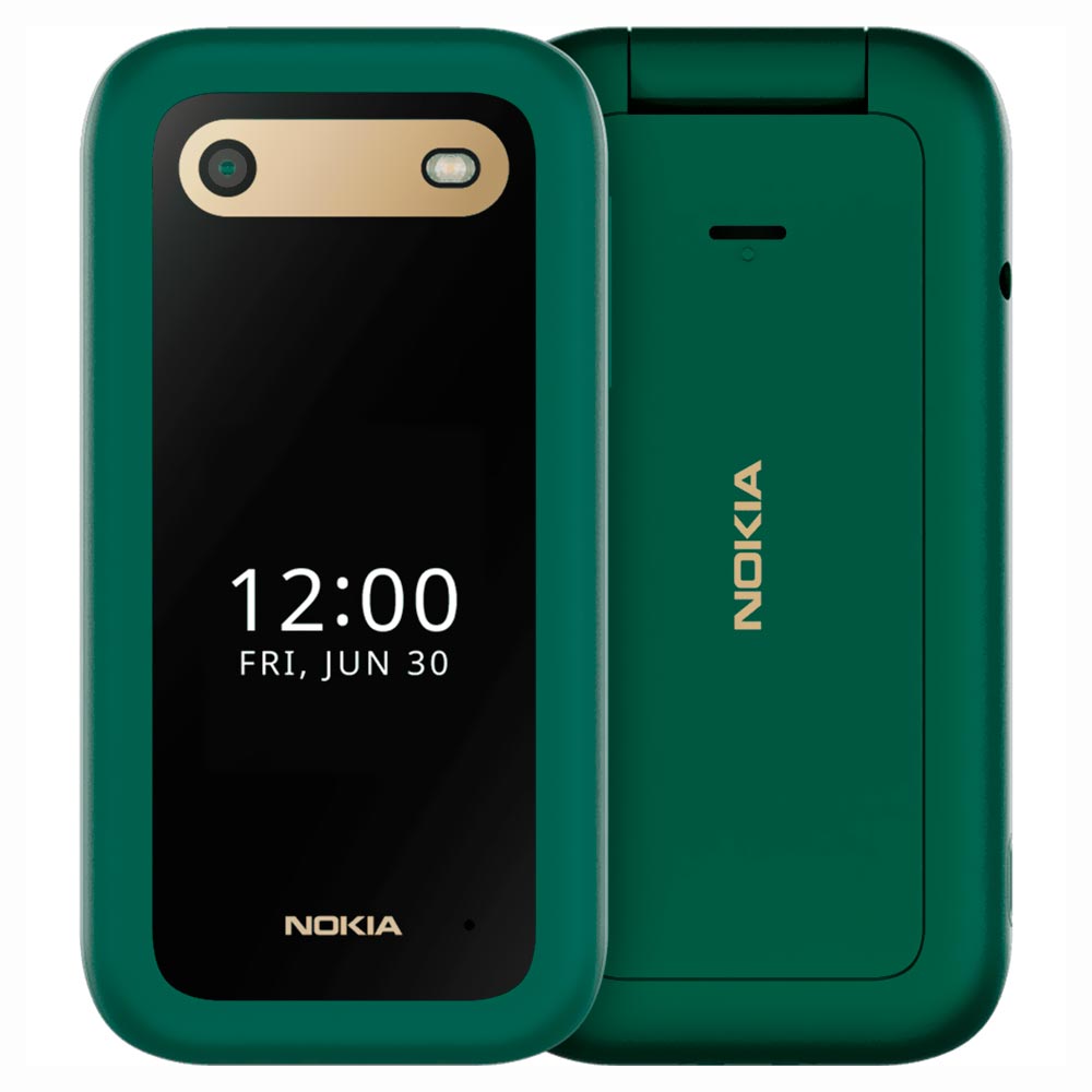 Celular Nokia 2660 Flip TA-1474 Tela 2.8" / Dual Sim - Verde