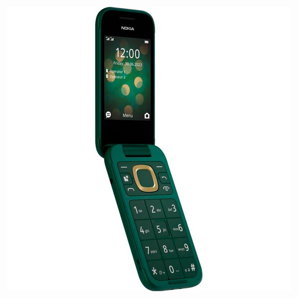 Celular Nokia 2660 Flip TA-1474 Tela 2.8" / Dual Sim - Verde