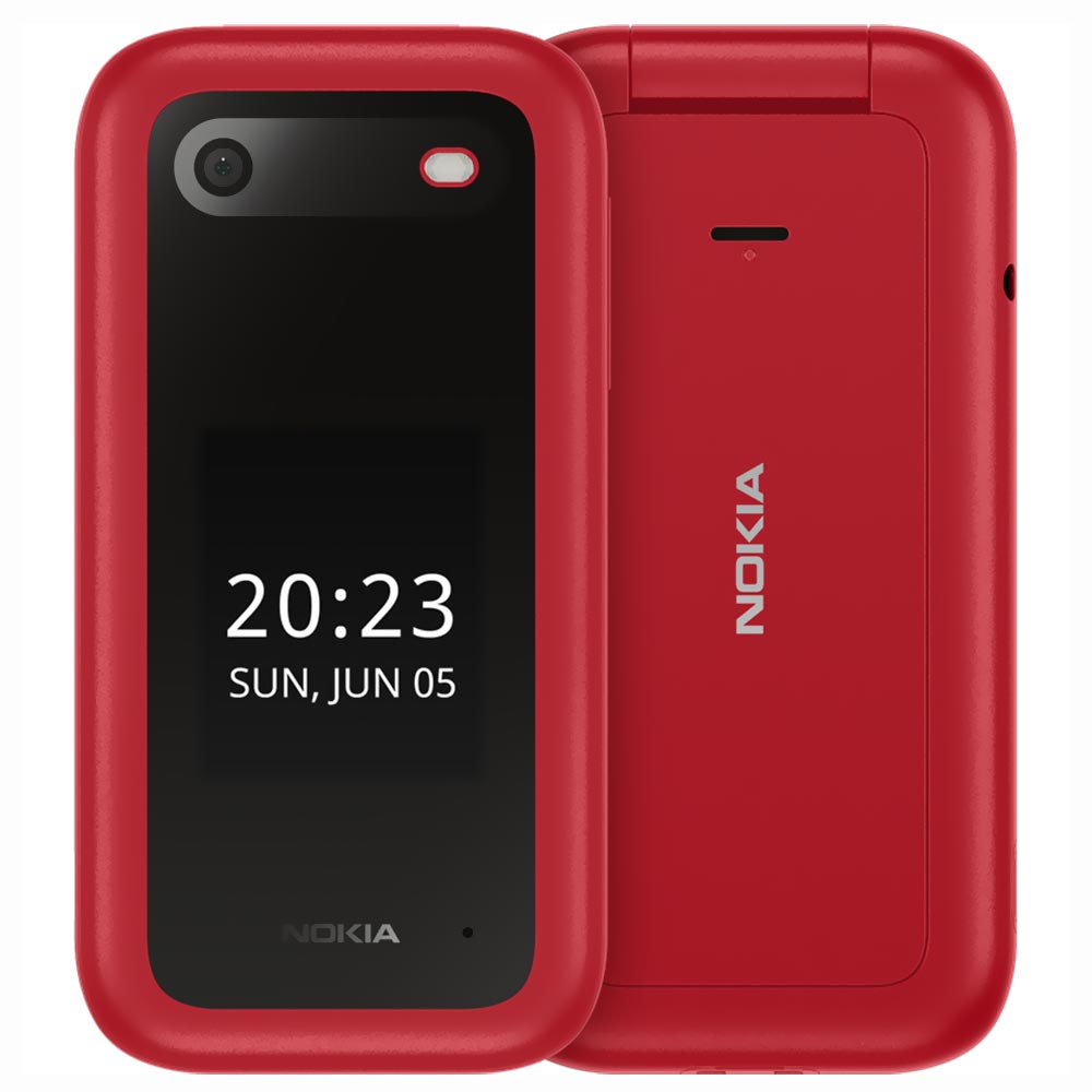 Celular Nokia 2660 Flip TA-1474 Tela 2.8" / Dual Sim - Vermelho