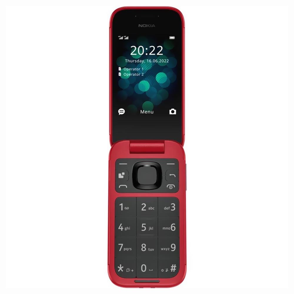 Celular Nokia 2660 Flip TA-1474 Tela 2.8" / Dual Sim - Vermelho