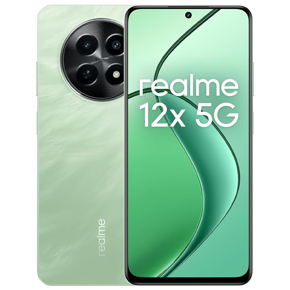 Celular Realme 12X 5G RMX3997 8GB de RAM / 256GB / Tela 6.67" / Dual Sim - Feather Verde