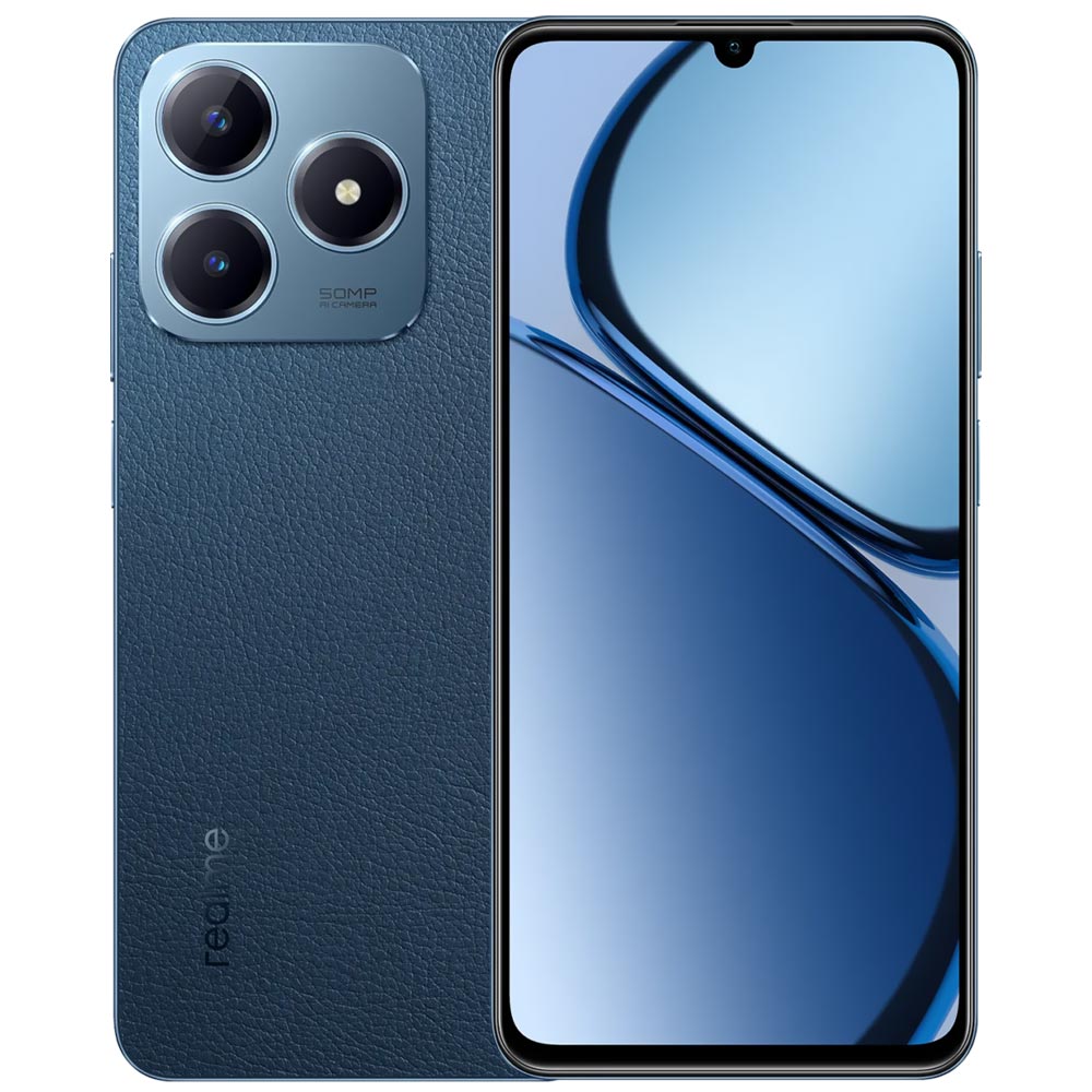 Celular Realme C63 RMX3939 NFC 6GB de RAM / 128GB / Tela 6.74" / Dual Sim LTE - Leather Azul