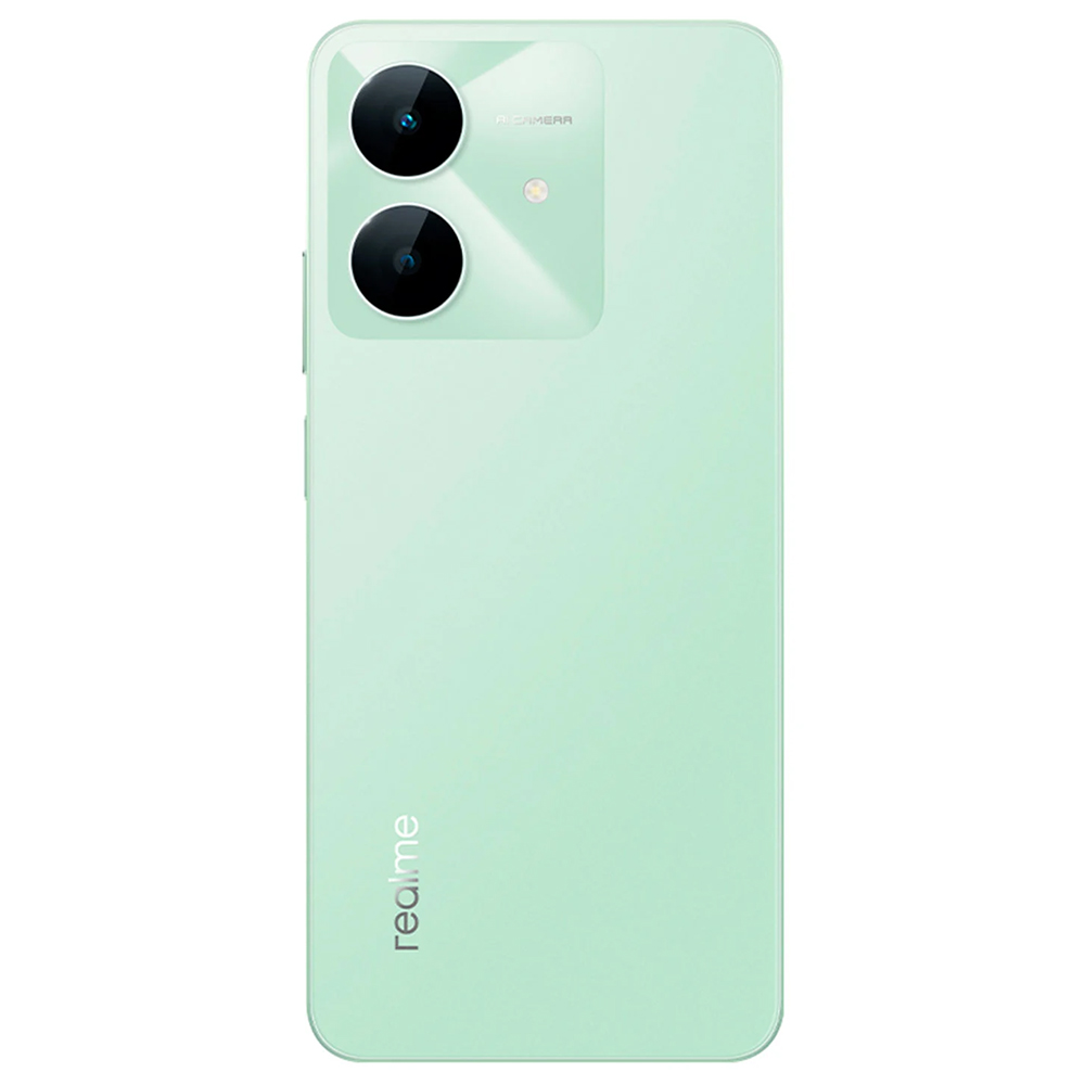 Celular Realme Note 60X RMX3938 4GB de RAM / 128GB / Tela 6.74" / Dual Sim LTE - Wilderness Verde (Anatel)