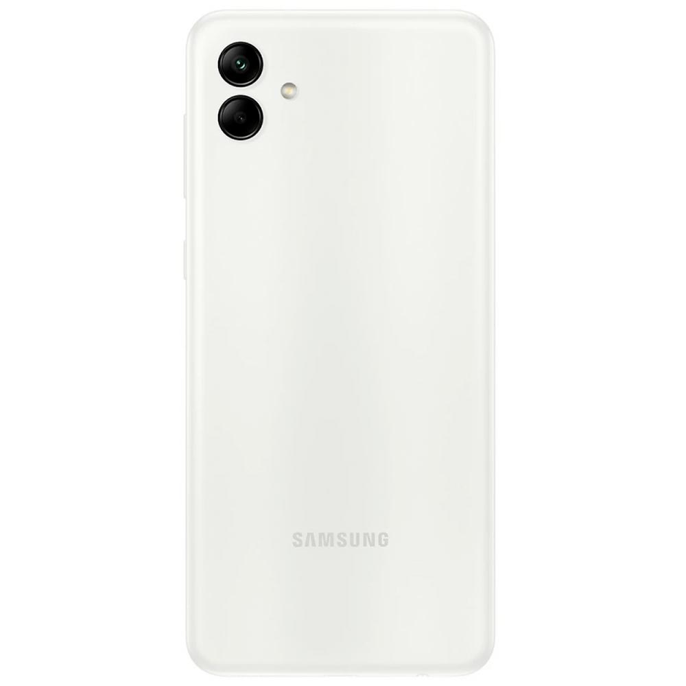 Celular Samsung Galaxy A04 A045M 4GB de RAM / 128GB / Tela 6.5" / Dual Sim LTE - Branco