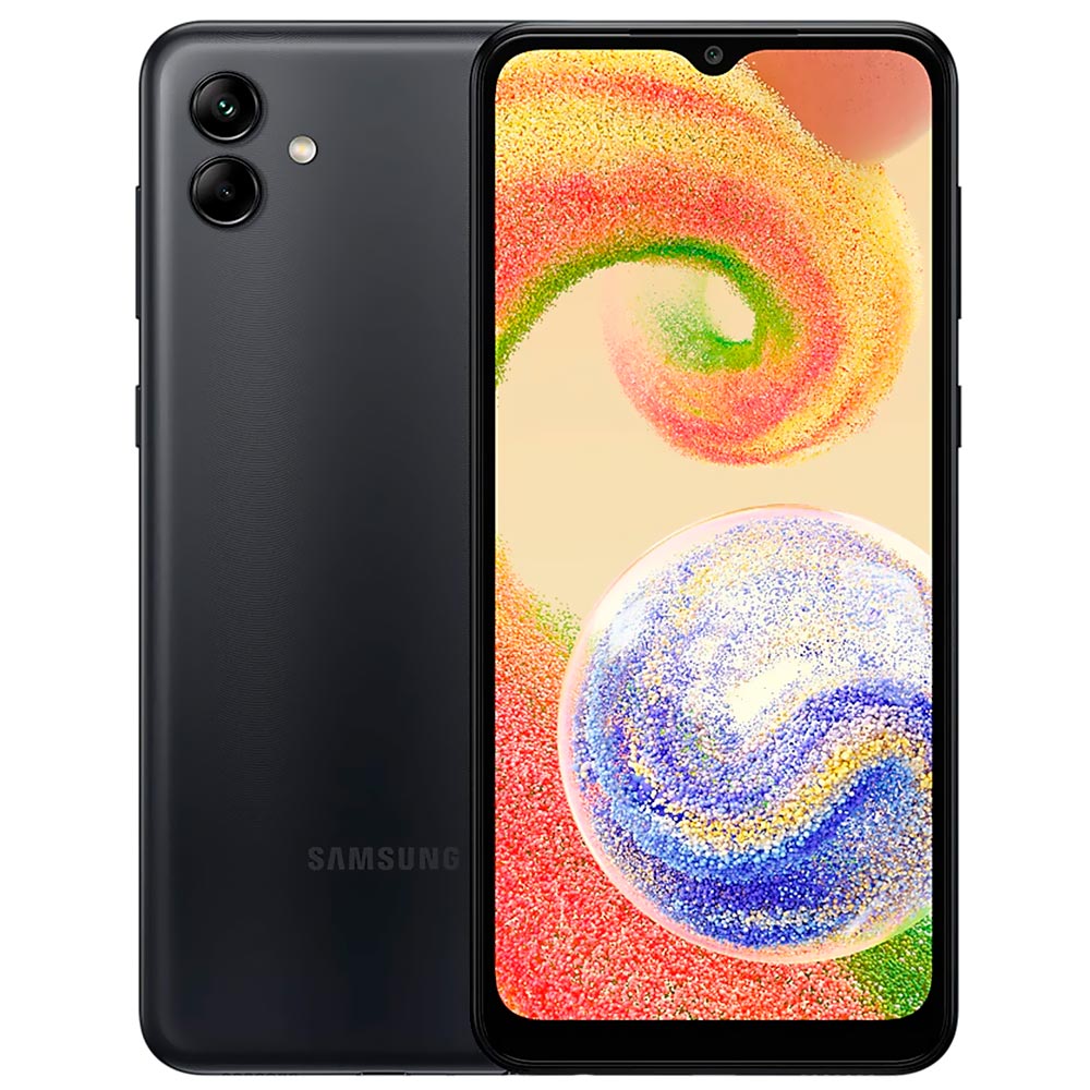 Celular Samsung Galaxy A04E A042F 4GB de RAM / 128GB / Tela 6.5" / Dual Sim LTE - Preto