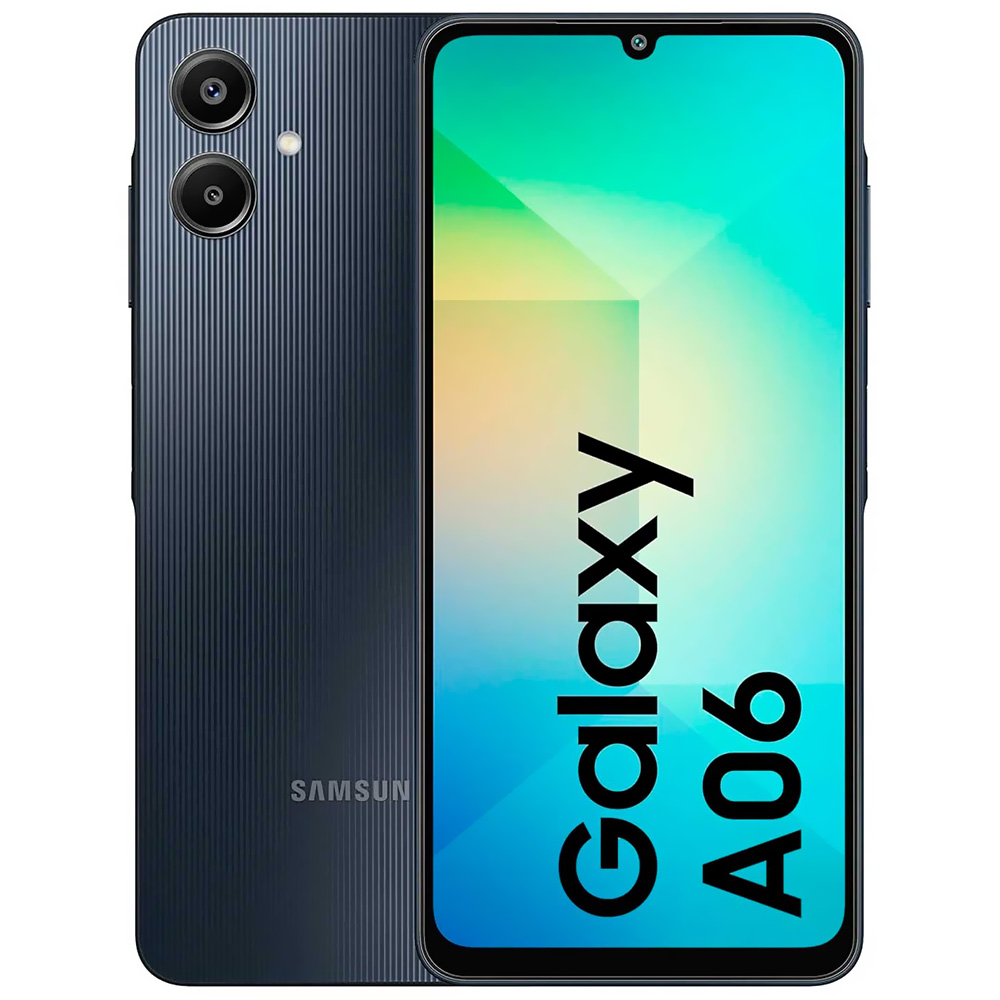 Celular Samsung Galaxy A06 A065M 4GB de RAM / 128GB / Tela 6.7" / Dual Sim LTE - Preto