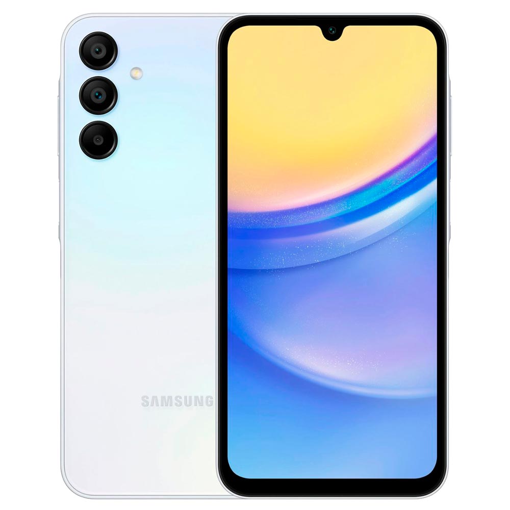 Celular Samsung Galaxy A15 A155M 8GB de RAM / 256GB / Tela 6.5" / Dual Sim LTE - Light Azul (Global)