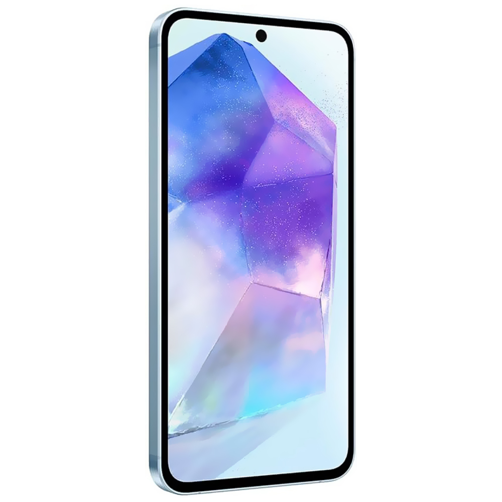 Celular Samsung Galaxy A55 5G A556E 8GB de RAM / 128GB / Tela 6.6" / Dual Sim - Awesome Iceblue