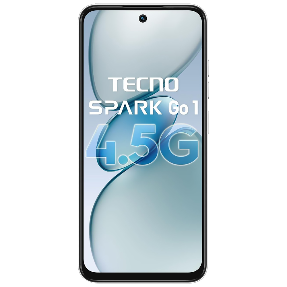 Celular Tecno Spark GO1 KL4 4GB de RAM / 128GB / Tela 6.67" / Dual Sim LTE - Glittery Branco