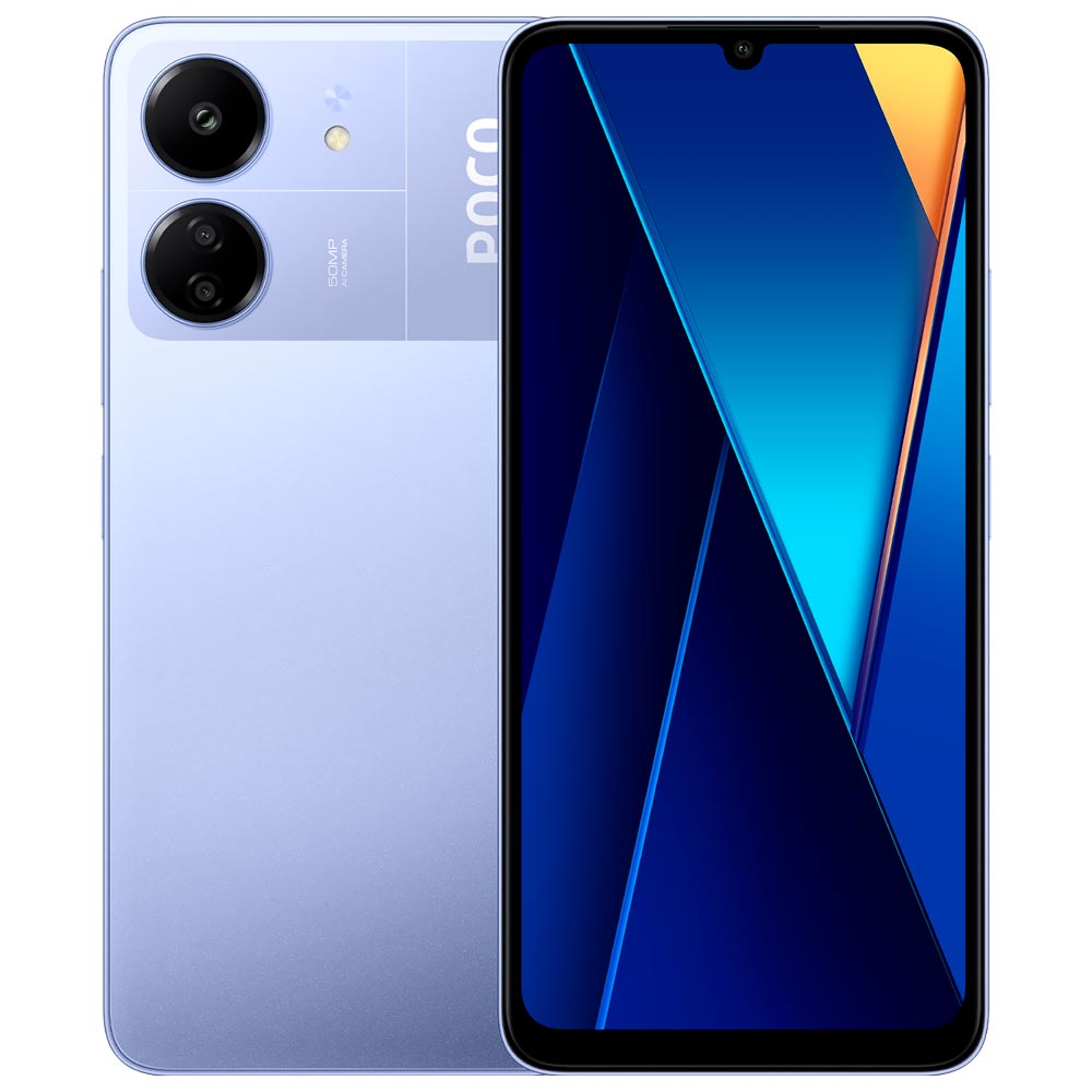 Celular Xiaomi POCO C65 4GB de RAM / 128GB / Tela 6.74" / Dual Sim LTE - Pastel Azul (Índia)