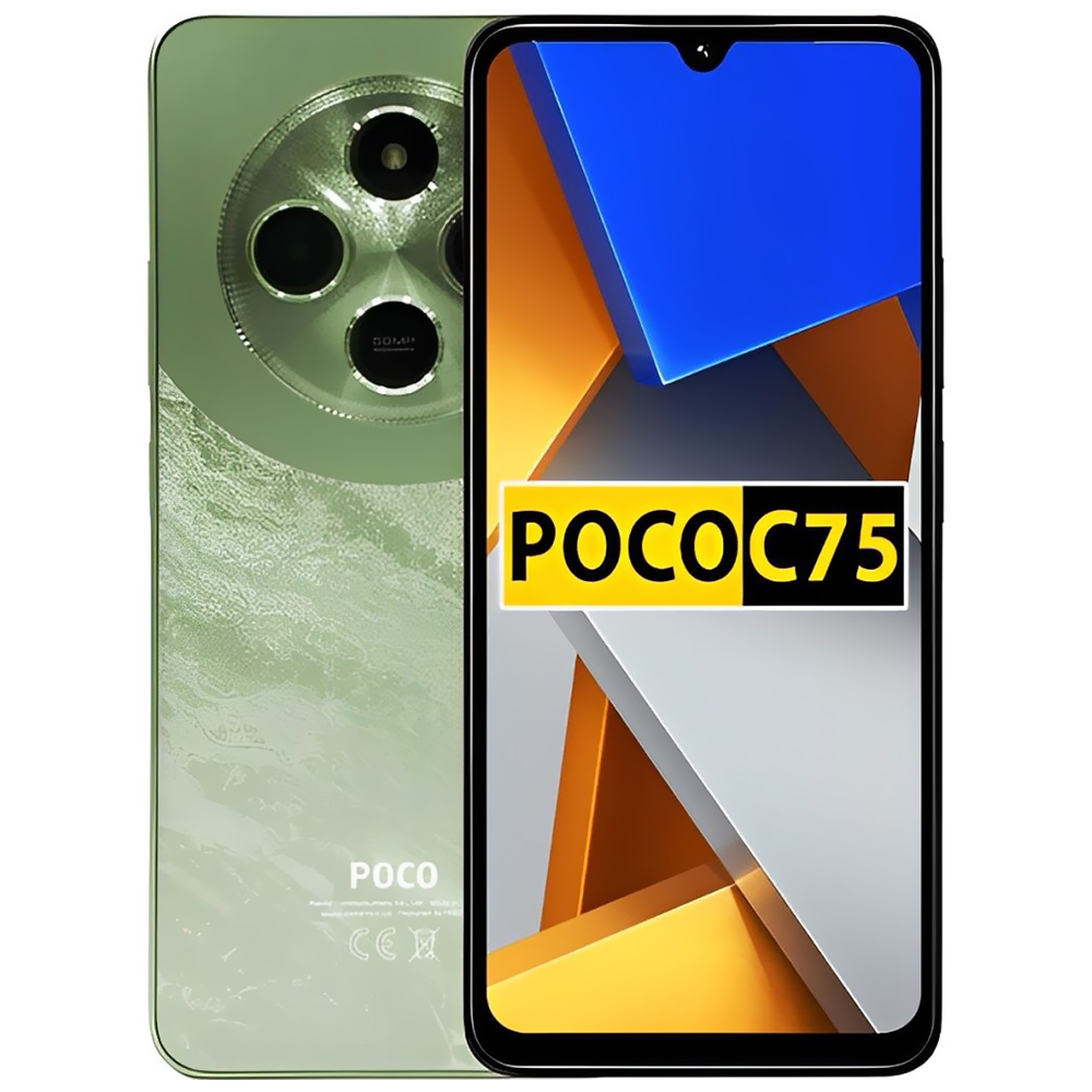 Celular Xiaomi POCO C75 6GB de RAM / 128GB / Tela 6.74" / Dual Sim LTE - Verde (Global)