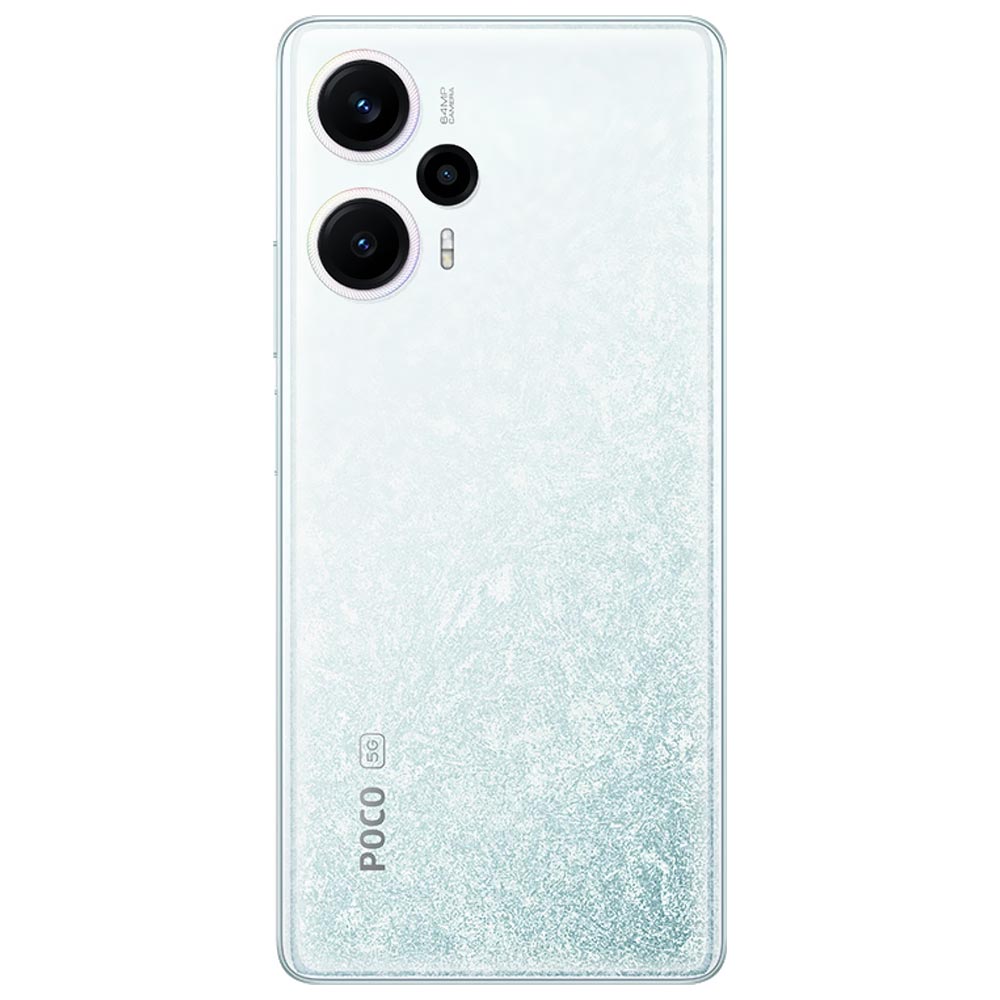 Celular Xiaomi POCO F5 5G 12GB de RAM / 256GB / Tela 6.7" / Dual Sim - Snowstorm Branco (Índia)