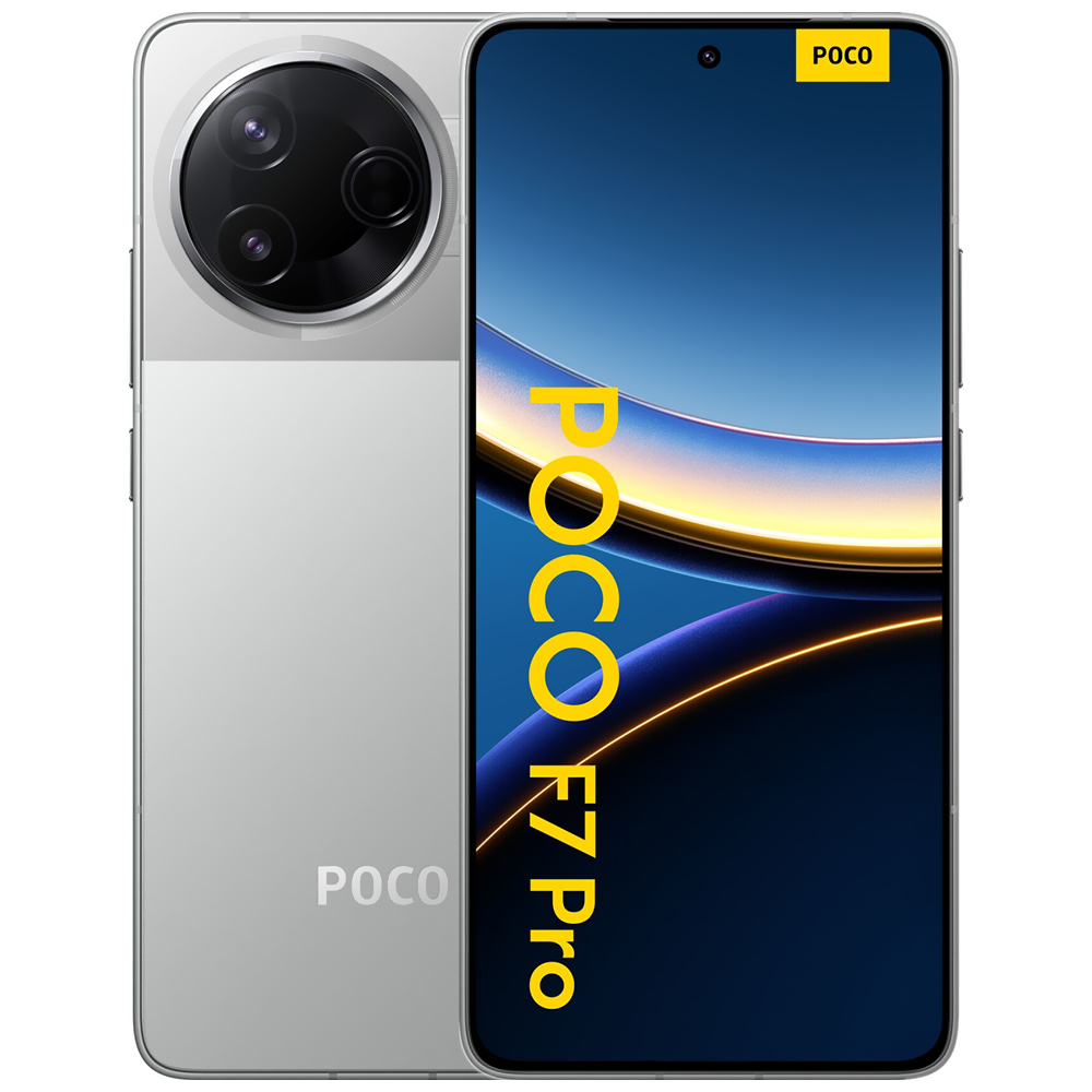 Celular Xiaomi POCO F7 Pro 12GB de RAM / 256GB / Tela 6.67" / Dual Sim 5G - Prata (Global)