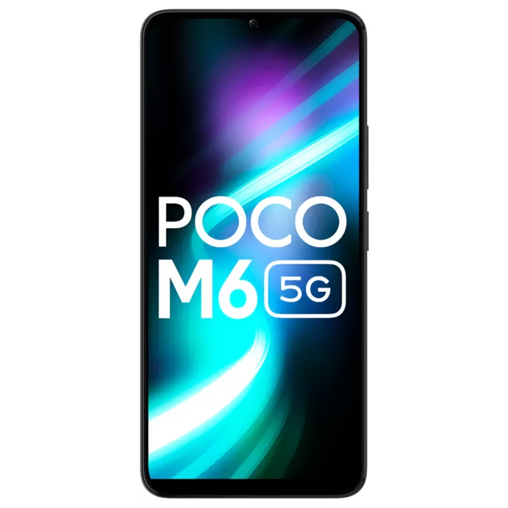 Celular Xiaomi POCO M6 5G 8GB de RAM / 256GB / Tela 6.74" / Dual Sim - Galactic Preto (Índia)