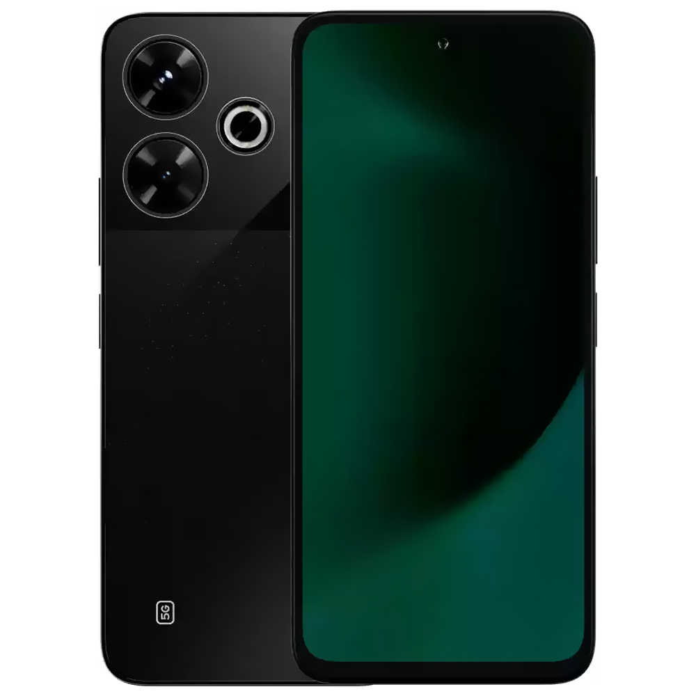 Celular Xiaomi POCO M6 Plus 5G 6GB de RAM / 128GB / Tela 6.79" / Dual Sim 5G - Graphite Preto (Índia)