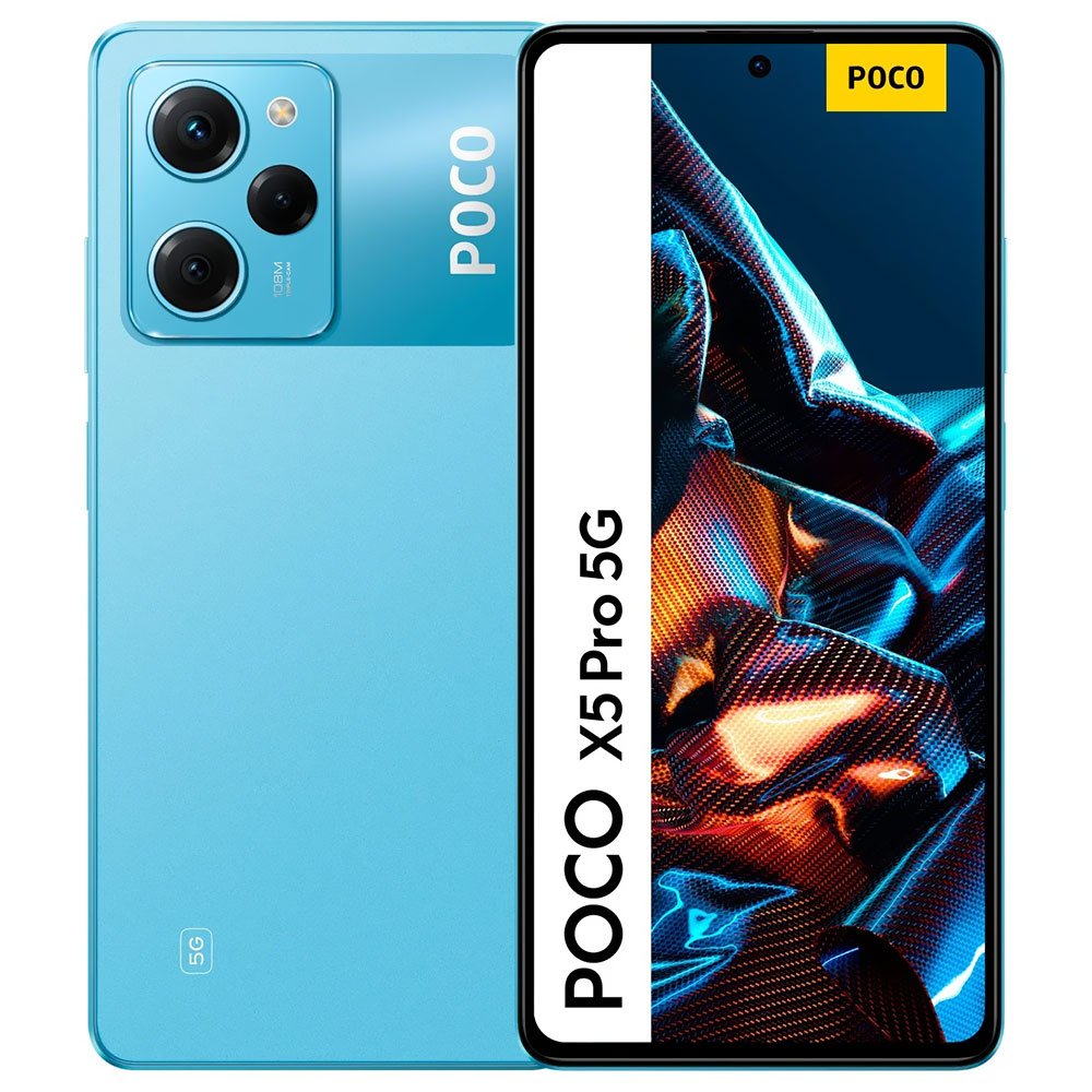 Celular Xiaomi POCO X5 Pro 5G 8GB de RAM / 256GB / Tela 6.67" / Dual Sim - Azul (Global)