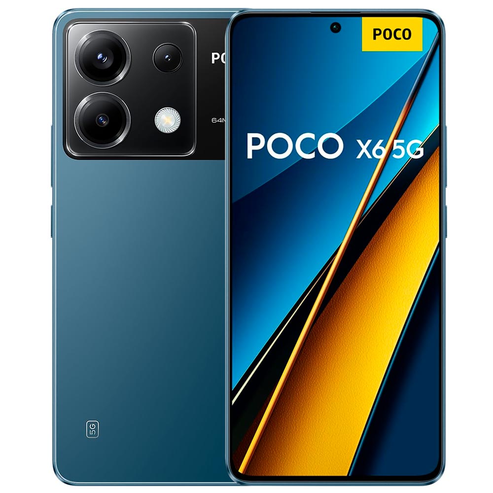 Celular Xiaomi POCO X6 5G 12GB de RAM / 256GB / Tela 6.67" / Dual Sim - Azul (Global)