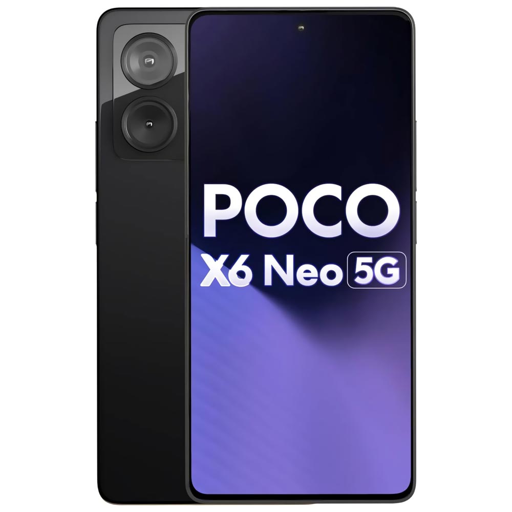 Celular Xiaomi POCO X6 Neo 5G 12GB de RAM / 256GB / Tela 6.67" / Dual Sim - Astral Preto (Índia)