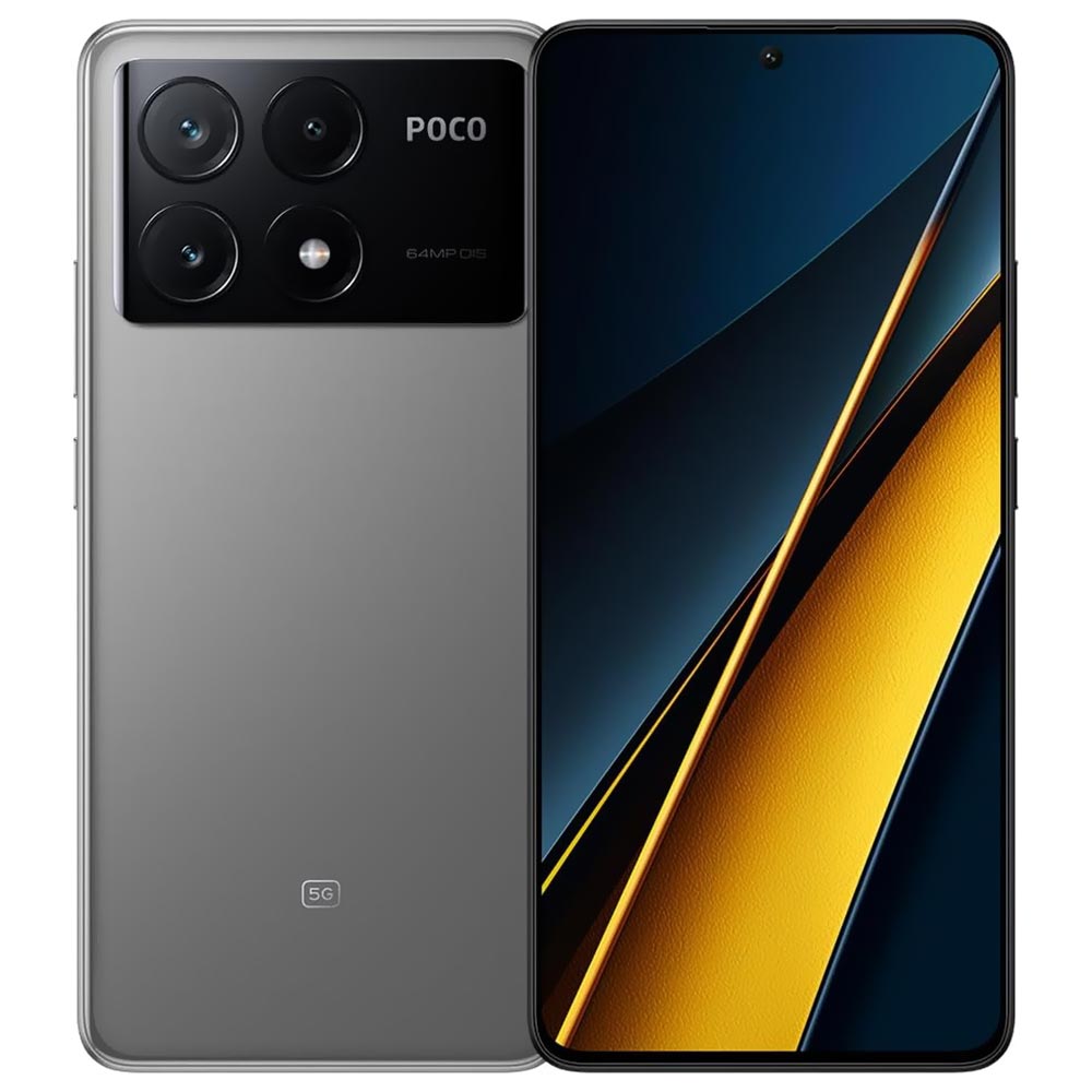 Celular Xiaomi POCO X6 Pro 5G 8GB de RAM / 256GB / Tela 6.67" / Dual Sim - Cinza (Global)