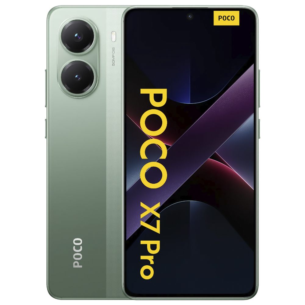 Celular Xiaomi POCO X7 Pro 12GB de RAM / 256GB / Tela 6.67" / Dual Sim 5G - Verde (Global)