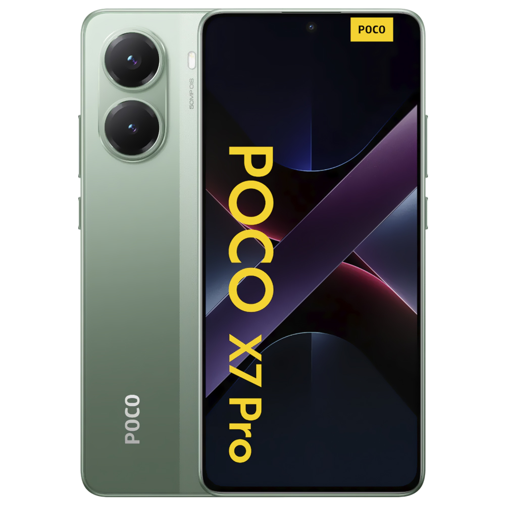 Celular Xiaomi POCO X7 Pro 12GB de RAM / 512GB / Tela 6.67" / Dual Sim 5G - Verde (Global)