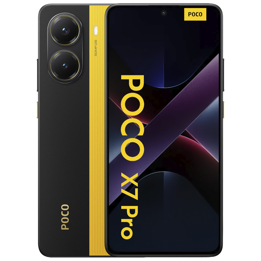 Celular Xiaomi POCO X7 Pro 12GB de RAM /  Tela 6.67" / Dual Sim 5G - Amarelo (Global)