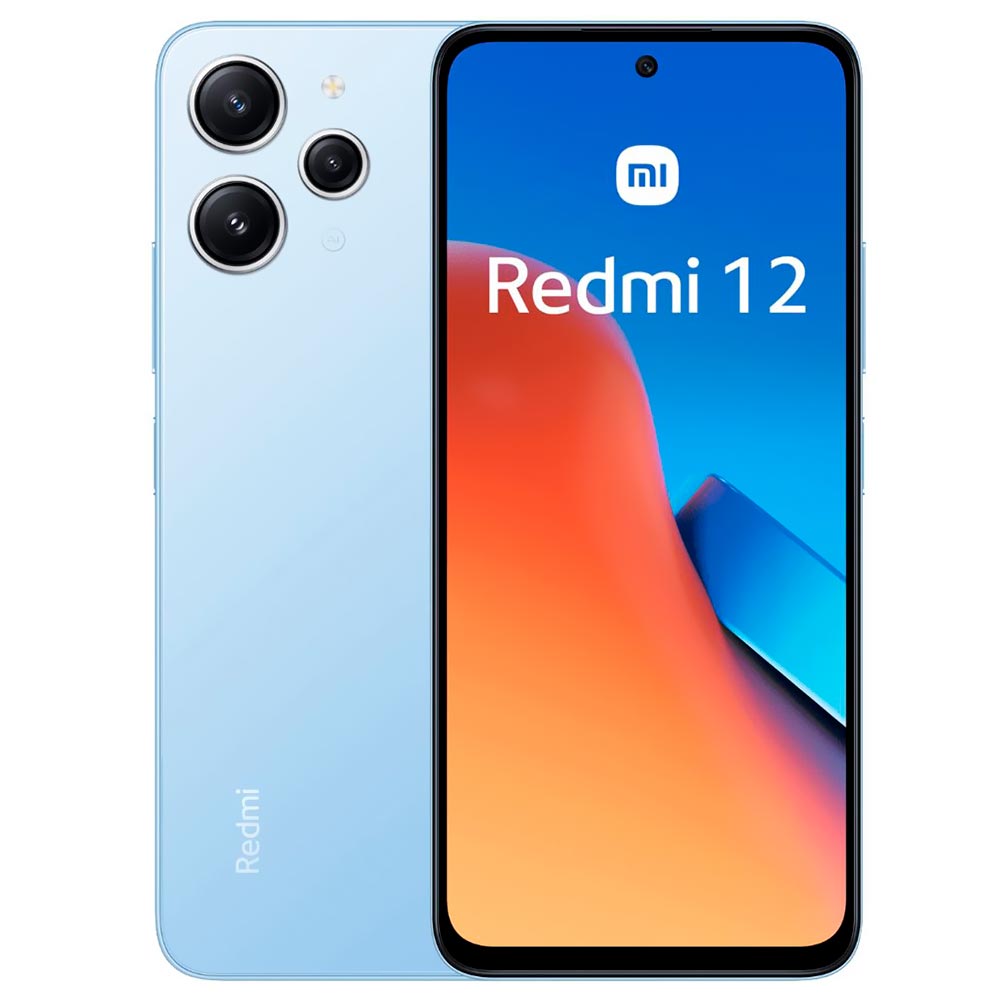 Celular Xiaomi Redmi 12 4GB de RAM / 128GB / Tela 6.79" / Dual Sim LTE - Sky Azul (Global)