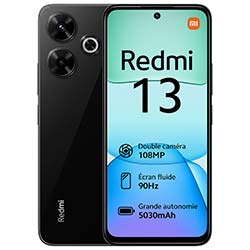 Celular Xiaomi Redmi 13 8GB de RAM / 256GB / Tela 6.79" / Dual Sim LTE - Midnight (Global)