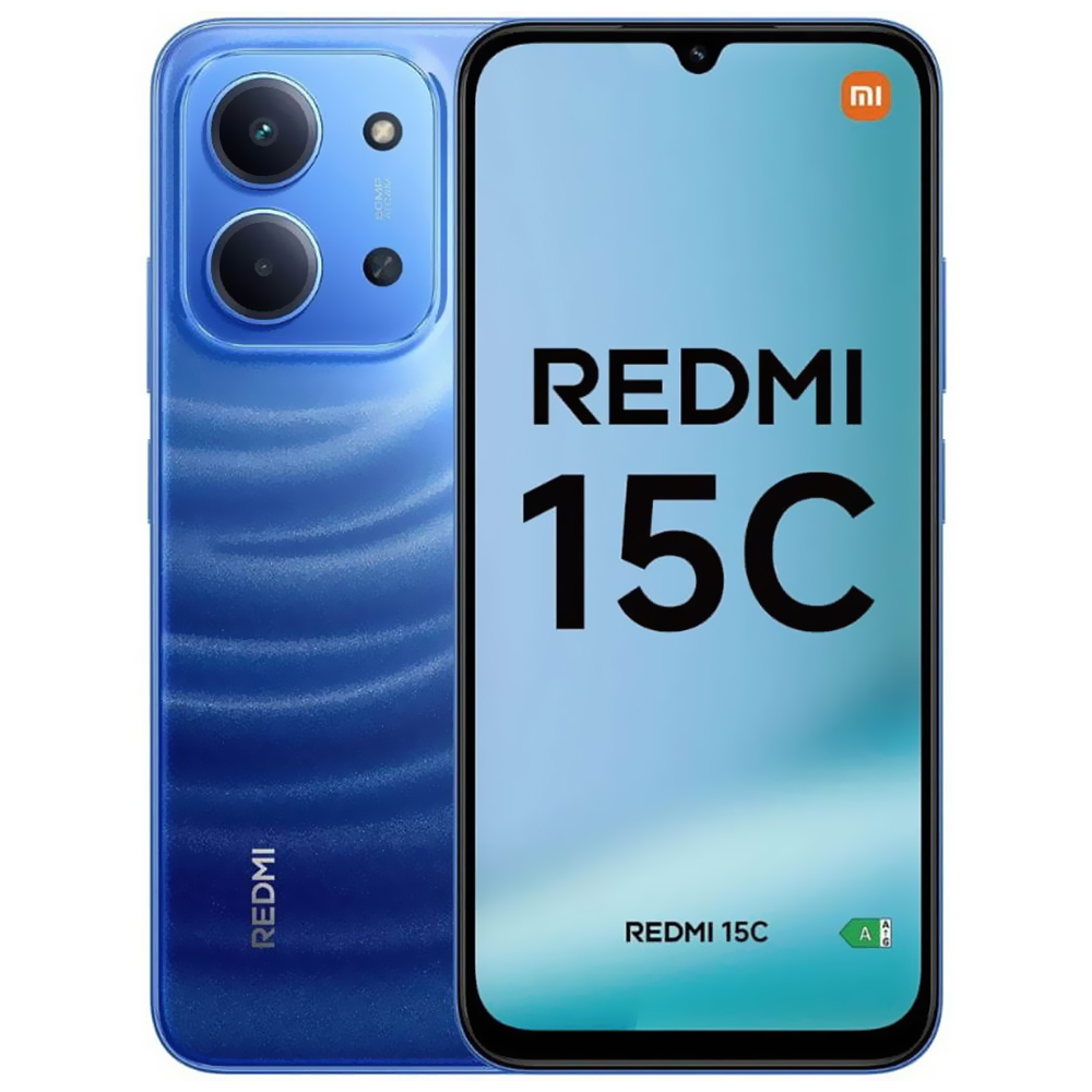 Celular Xiaomi Redmi 15C 4GB de RAM / 256GB / Tela 6.9" / Dual Sim LTE - Moonlight Azul (Global)