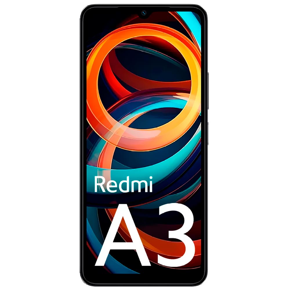 Celular Xiaomi Redmi A3 3GB de RAM / 64GB / Tela 6.71" / Dual Sim LTE - Midnight Preto (Global)
