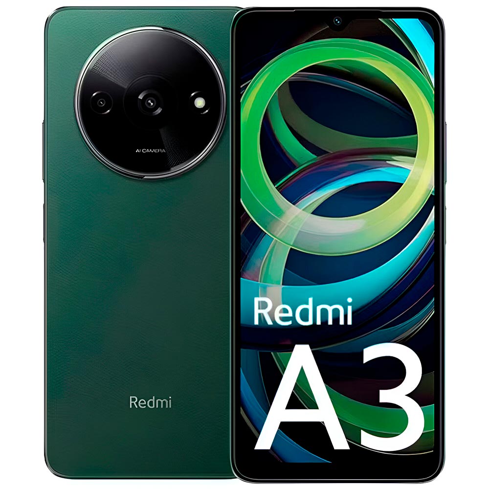 Celular Xiaomi Redmi A3 3GB de RAM / 64GB / Tela 6.71" / Dual Sim LTE - Verde (Global)