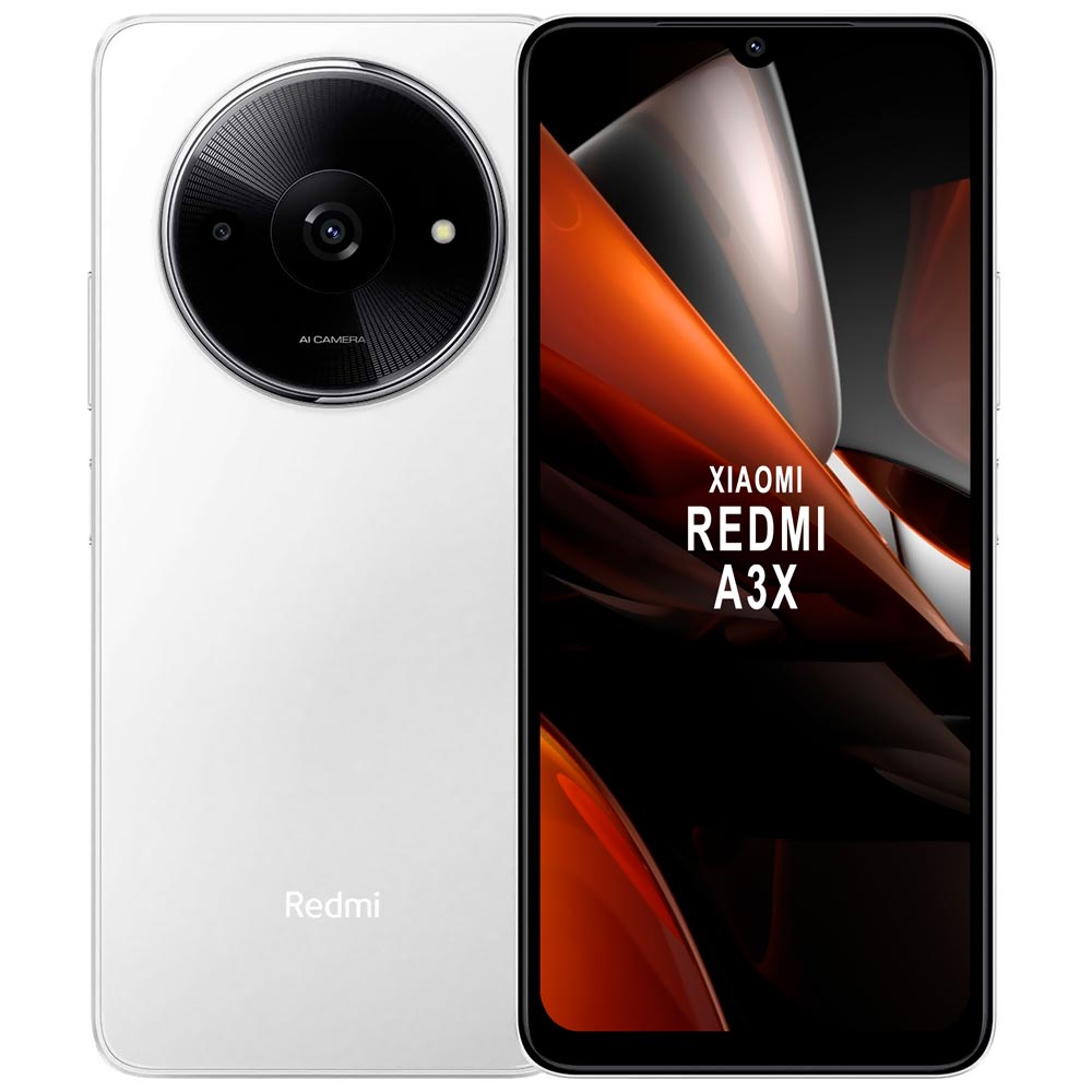 Celular Xiaomi Redmi A3X 4GB de RAM / 128GB / Tela 6.71" / Dual Sim LTE - Branco Cosmico (Global)