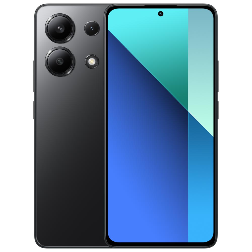 Celular Xiaomi Redmi Note 13 6GB de RAM / 128GB / Tela 6.67" / Dual Sim LTE - Midnight Preto (Global)