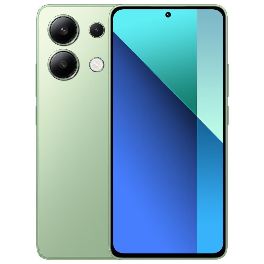 Celular Xiaomi Redmi Note 13 8GB de RAM / 256GB / Tela 6.67" / Dual Sim LTE - Mint Verde (Global)