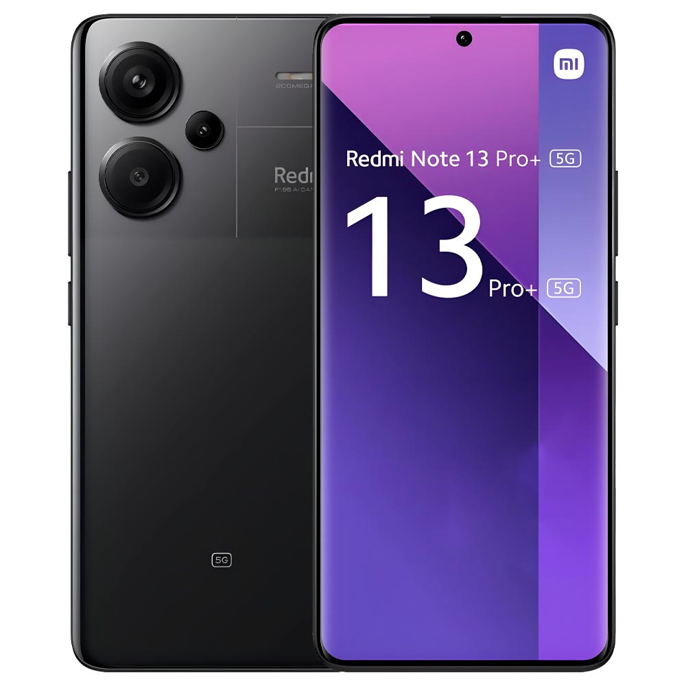 Celular Xiaomi Redmi Note 13 Pro+ 5G 12GB de RAM / 512GB / Tela 6.67" / Dual Sim LTE - Midnight Preto (Global)